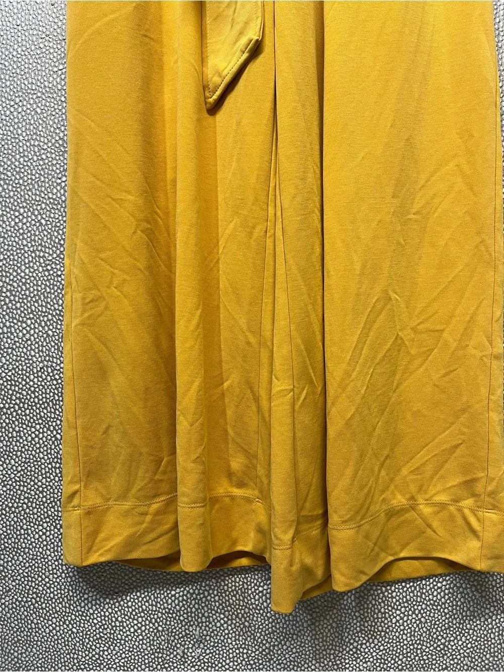 🆕 S Lou & Grey for Loft Mustard Belted Sleeveless Jumpsuit Romper NWT
